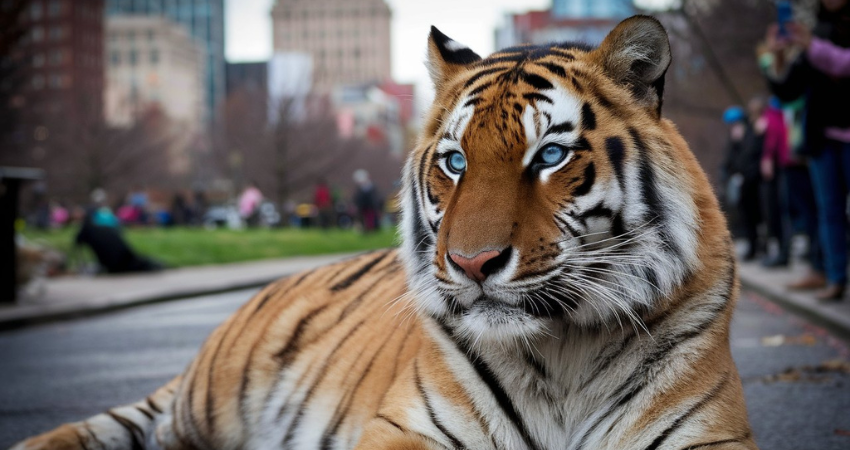 tiger sighting cincinnati ohio