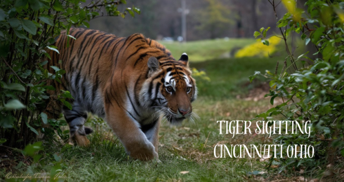 tiger sighting cincinnati ohio